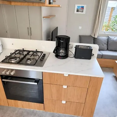 Vakantiehuis Mobilhome 3ch - 2sdb - 8pers